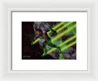 The Power of Trackstarr's Baton - Framed Print