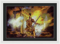 Justice is Divine - Return of the Titan Libra - Framed Print