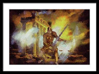 Justice is Divine - Return of the Titan Libra - Framed Print