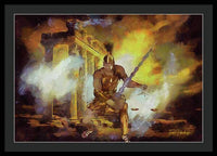 Justice is Divine - Return of the Titan Libra - Framed Print