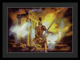 Justice is Divine - Return of the Titan Libra - Framed Print