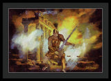 Justice is Divine - Return of the Titan Libra - Framed Print