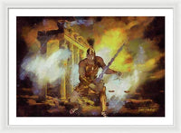 Justice is Divine - Return of the Titan Libra - Framed Print