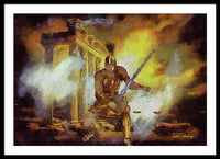 Justice is Divine - Return of the Titan Libra - Framed Print