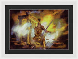 Justice is Divine - Return of the Titan Libra - Framed Print