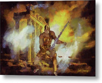 Justice is Divine - Return of the Titan Libra - Metal Print