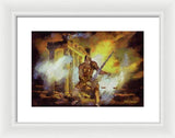 Justice is Divine - Return of the Titan Libra - Framed Print