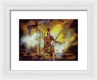 Justice is Divine - Return of the Titan Libra - Framed Print