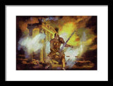 Justice is Divine - Return of the Titan Libra - Framed Print