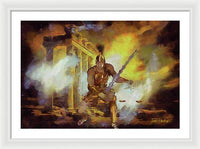 Justice is Divine - Return of the Titan Libra - Framed Print