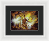 Justice is Divine - Return of the Titan Libra - Framed Print