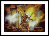 Justice is Divine - Return of the Titan Libra - Framed Print