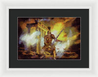 Justice is Divine - Return of the Titan Libra - Framed Print