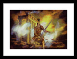 Justice is Divine - Return of the Titan Libra - Framed Print