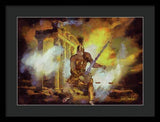 Justice is Divine - Return of the Titan Libra - Framed Print