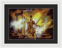 Justice is Divine - Return of the Titan Libra - Framed Print