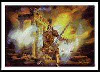 Justice is Divine - Return of the Titan Libra - Framed Print