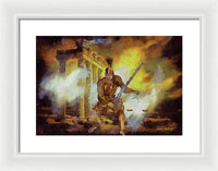 Justice is Divine - Return of the Titan Libra - Framed Print