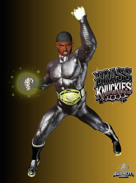 Bruce Knuckles Poster - Brass Knuckles - Art Print – Todd Harbinger Originals
