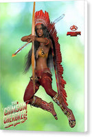 Poster - The Crimson Cherokee - Canvas Print