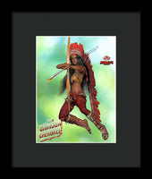 Poster - The Crimson Cherokee - Framed Print
