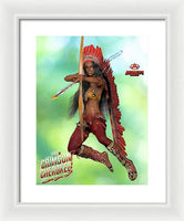 Poster - The Crimson Cherokee - Framed Print