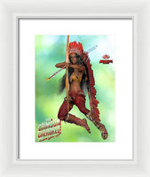 Poster - The Crimson Cherokee - Framed Print