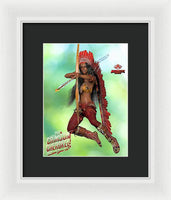 Poster - The Crimson Cherokee - Framed Print