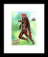 Poster - The Crimson Cherokee - Framed Print