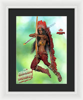 Poster - The Crimson Cherokee - Framed Print