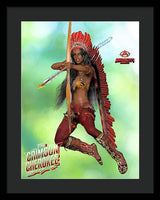 Poster - The Crimson Cherokee - Framed Print