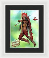 Poster - The Crimson Cherokee - Framed Print