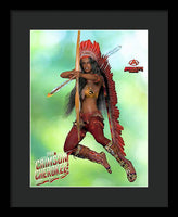 Poster - The Crimson Cherokee - Framed Print