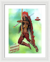 Poster - The Crimson Cherokee - Framed Print