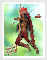 Poster - The Crimson Cherokee - Framed Print