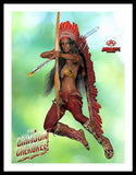 Poster - The Crimson Cherokee - Framed Print