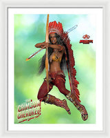 Poster - The Crimson Cherokee - Framed Print
