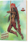 Poster - The Crimson Cherokee - Wood Print