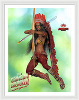 Poster - The Crimson Cherokee - Framed Print
