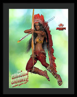 Poster - The Crimson Cherokee - Framed Print