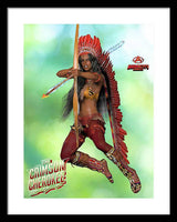Poster - The Crimson Cherokee - Framed Print