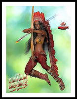 Poster - The Crimson Cherokee - Framed Print