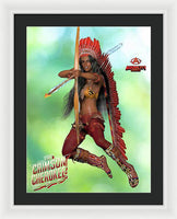 Poster - The Crimson Cherokee - Framed Print