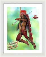 Poster - The Crimson Cherokee - Framed Print