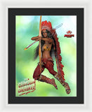 Poster - The Crimson Cherokee - Framed Print