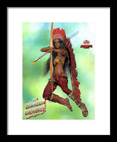 Poster - The Crimson Cherokee - Framed Print