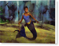 Queen Eleuthera - The Telepathic Summons from Mami Wata - Canvas Print