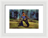 Queen Eleuthera - The Telepathic Summons from Mami Wata - Framed Print