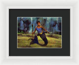 Queen Eleuthera - The Telepathic Summons from Mami Wata - Framed Print