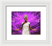 Return of the Sybils - The Prophesy of Delphine Noire - Framed Print